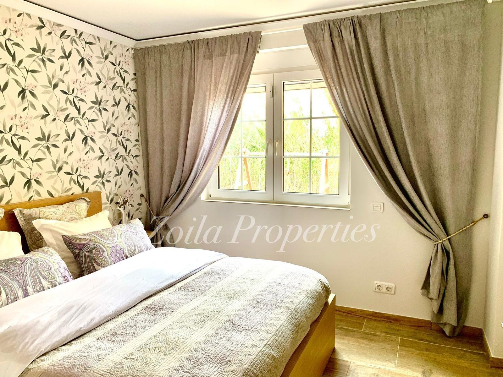 Beautiful detached chalet near the beach.