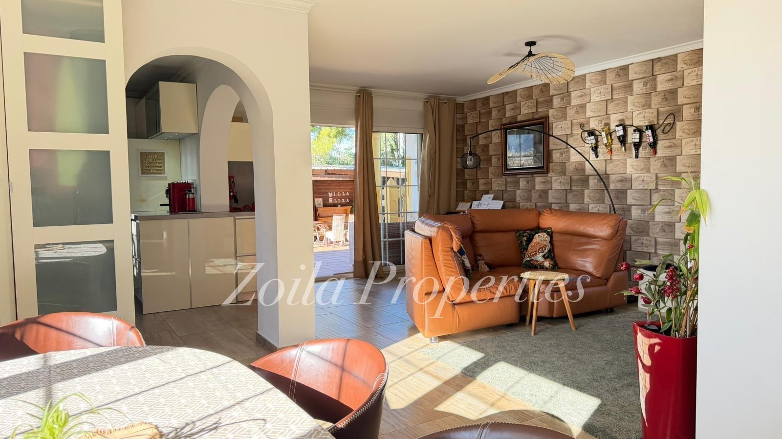 Beautiful detached chalet near the beach.
