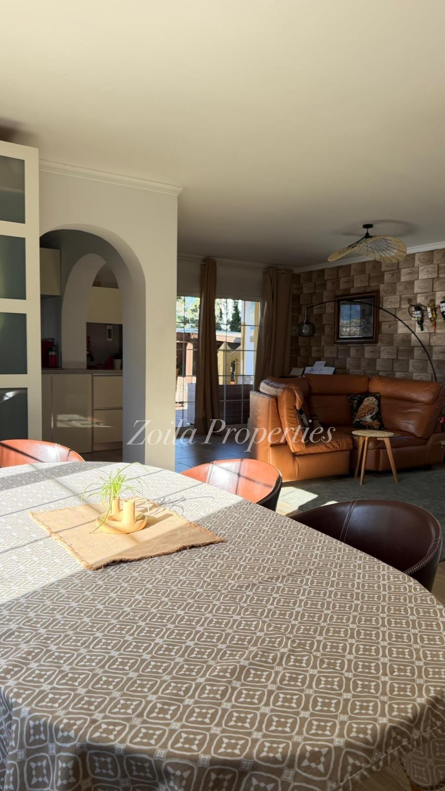 Beautiful detached chalet near the beach.
