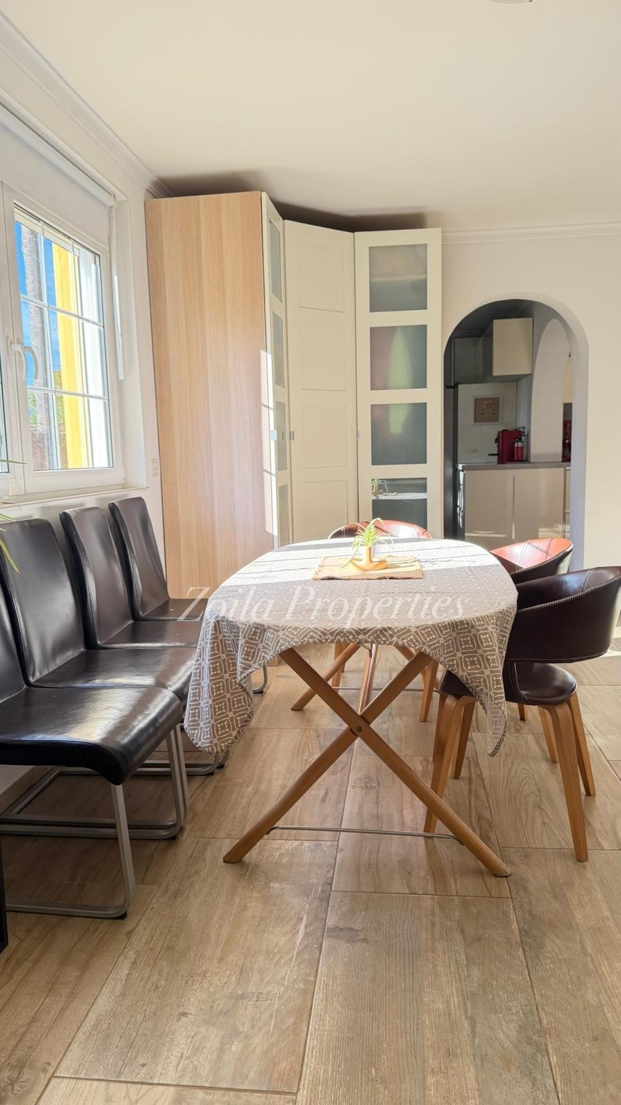 Beautiful detached chalet near the beach.