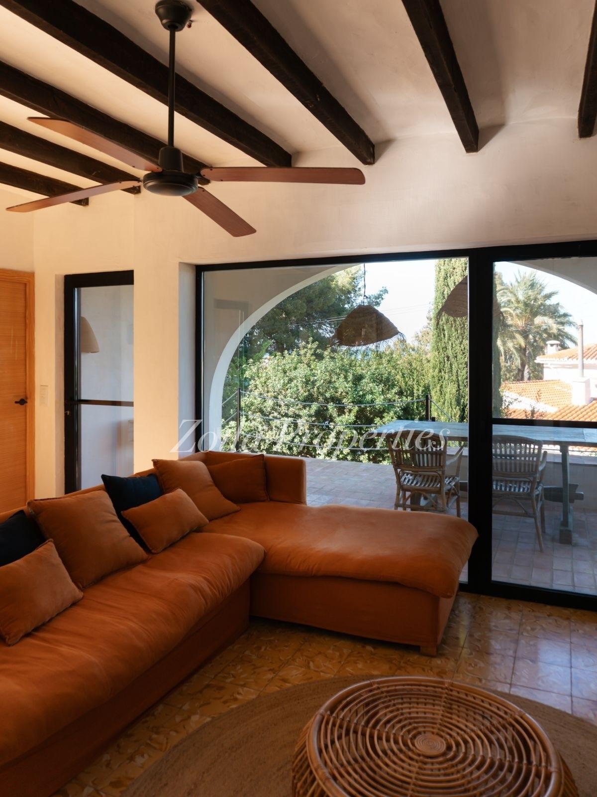 Spectacular chalet with sea/mountain views.