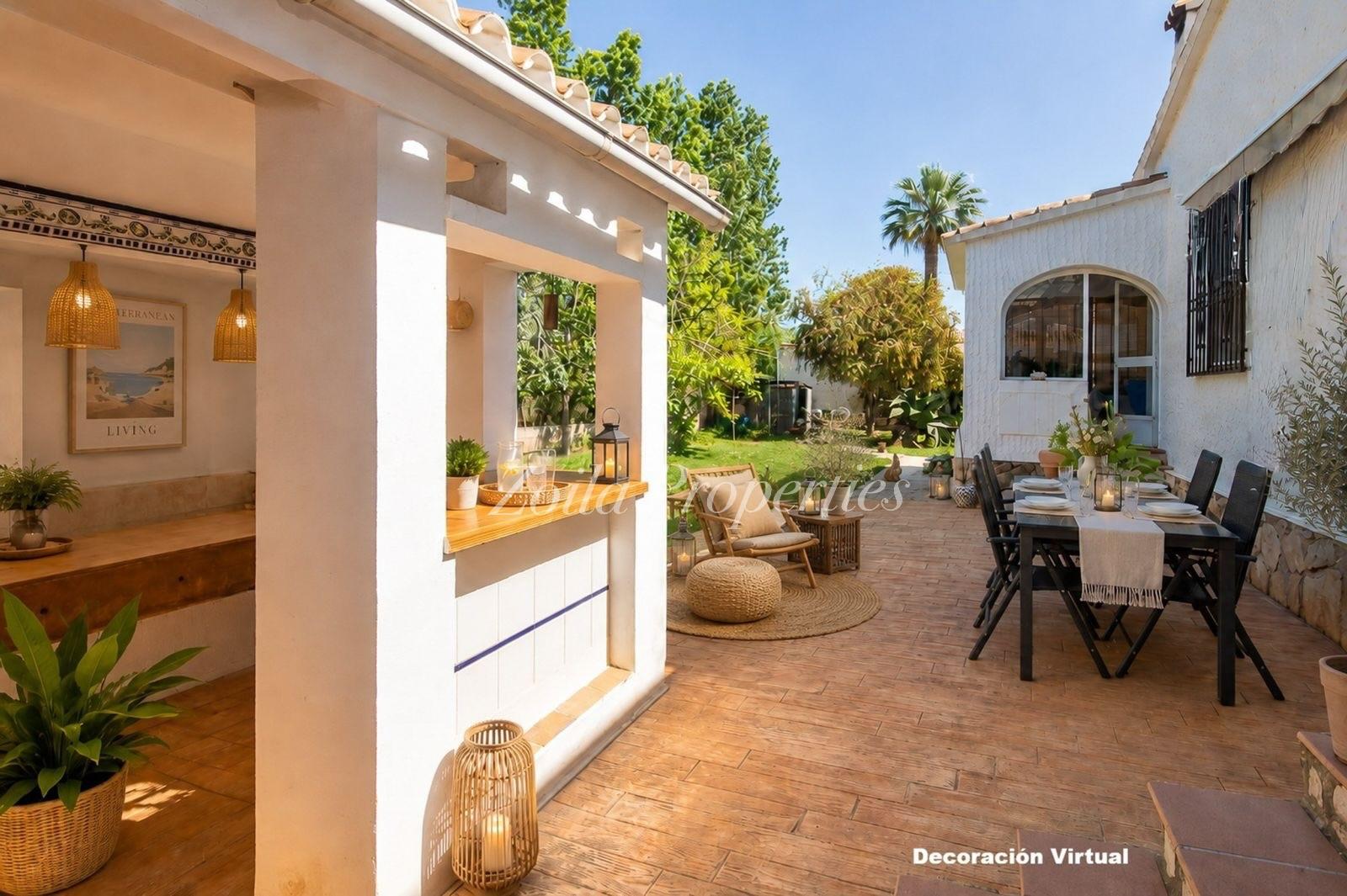 Renovated chalet near the Denia hospital