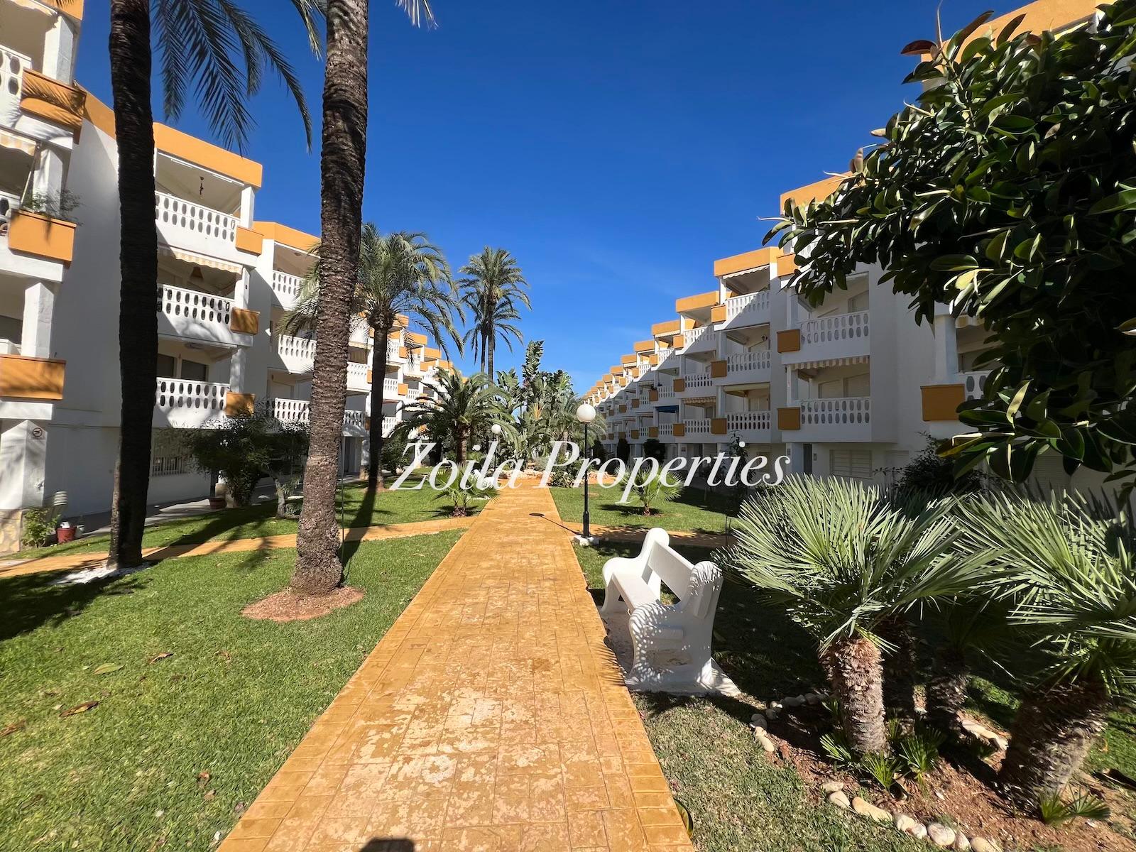 Beautiful ground floor in first line of beach.