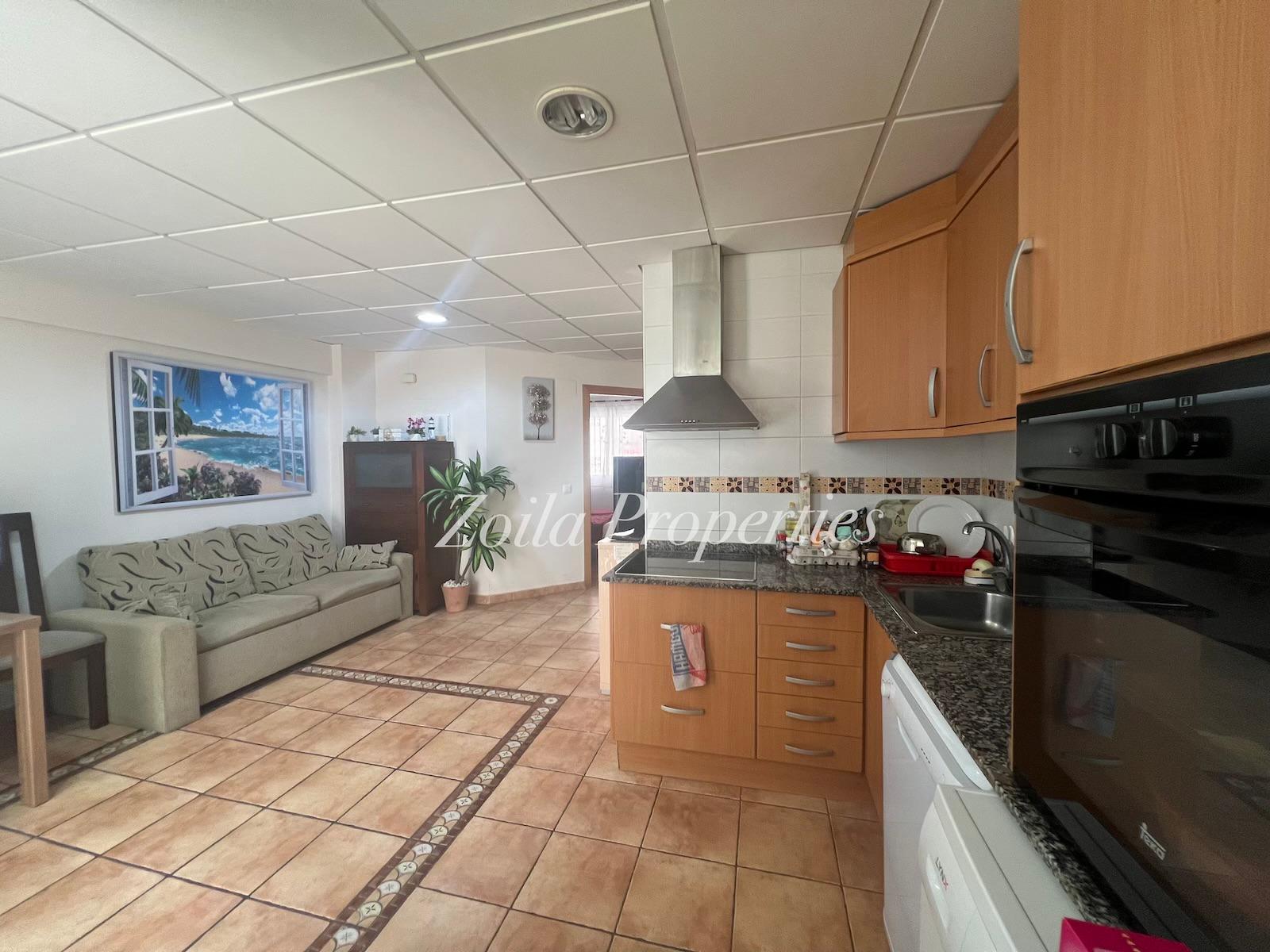 Beautiful ground floor in first line of beach.