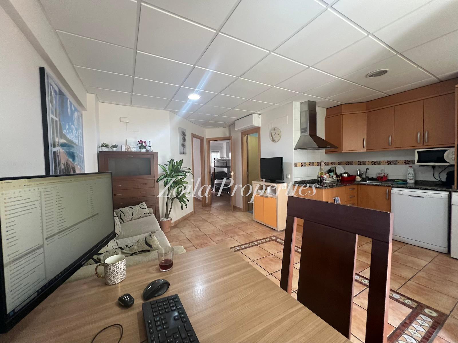 Beautiful ground floor in first line of beach.