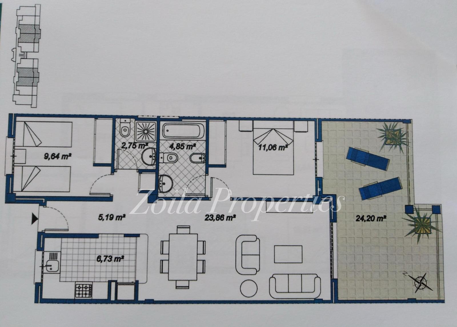 Bel appartement à El Verger.